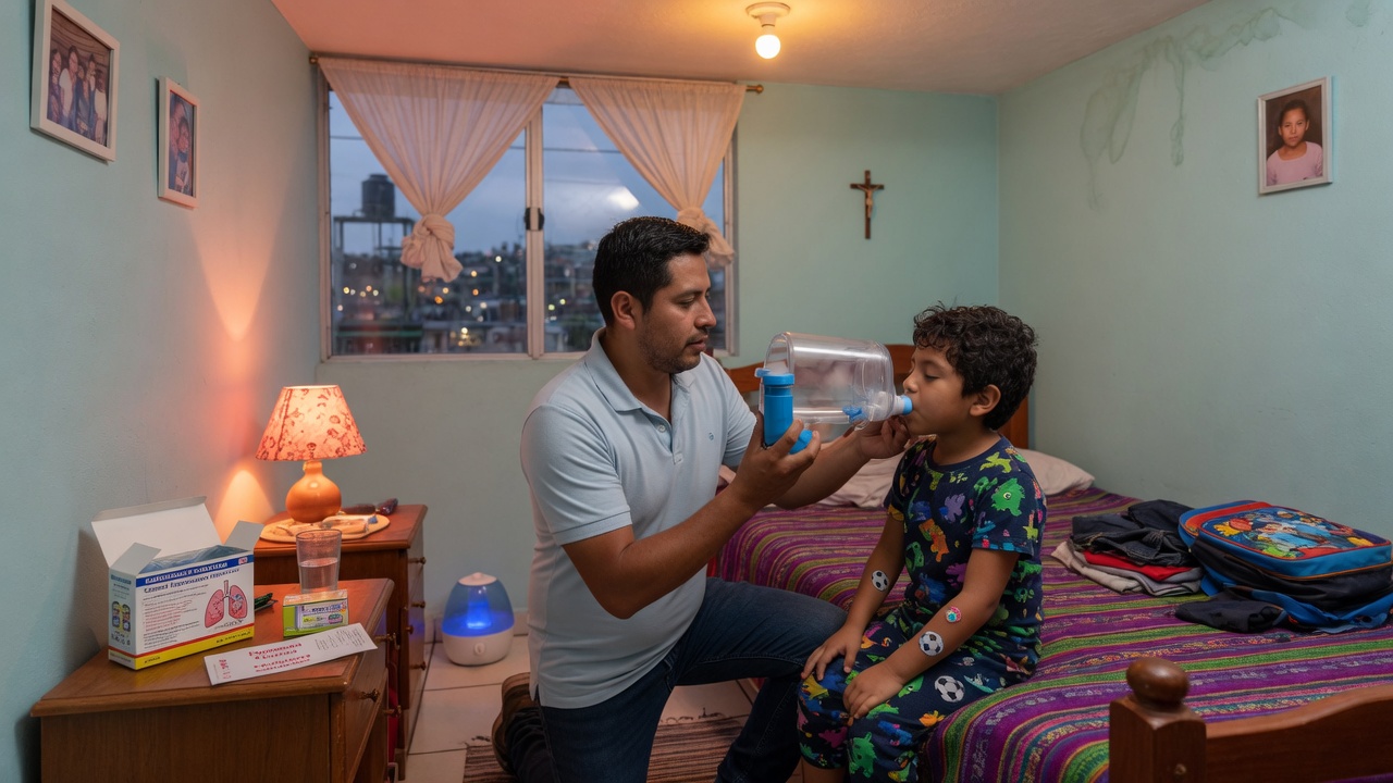 Asma infantil: Uso correcto del inhalador (aerocámara) y cómo identificar una crisis