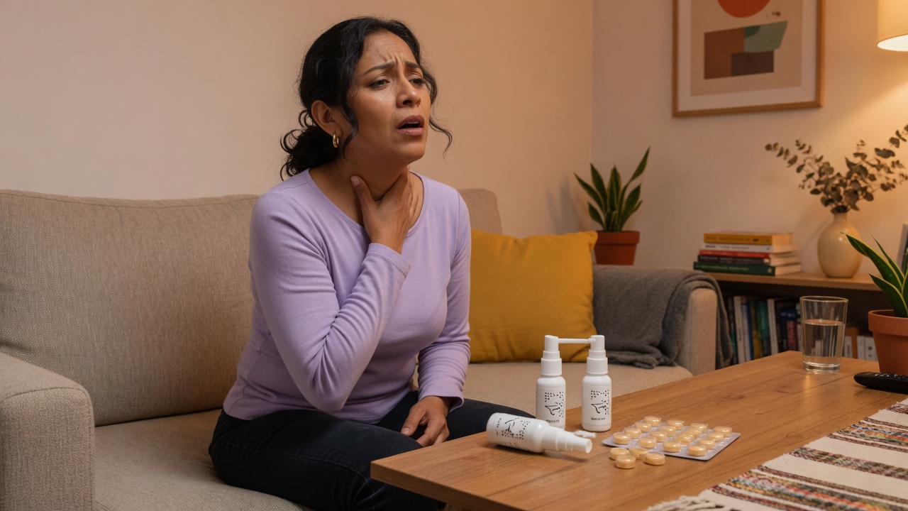 Dolor de garganta al tragar: Pastillas, sprays y anestésicos locales que sí adormecen
