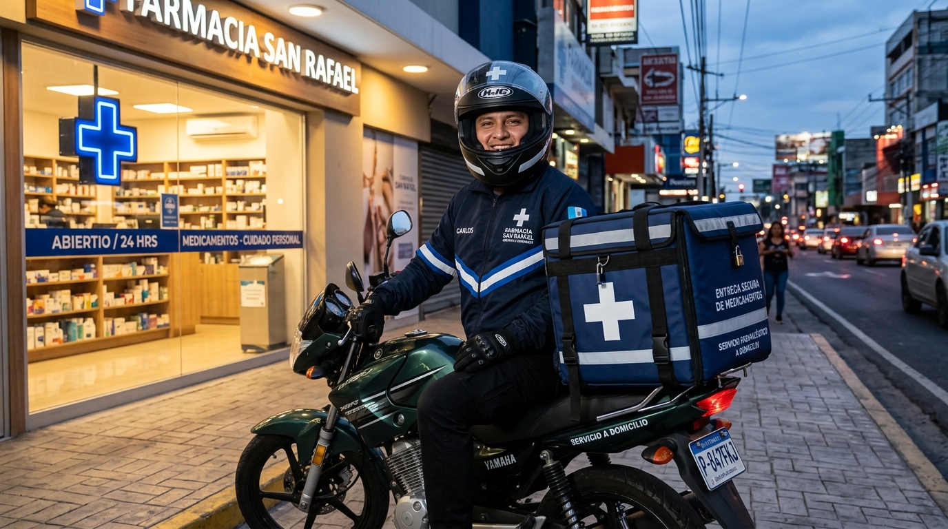 Farmacias con Servicio a Domicilio en Guatemala: PBX, WhatsApp y Horarios de Entrega 24/7