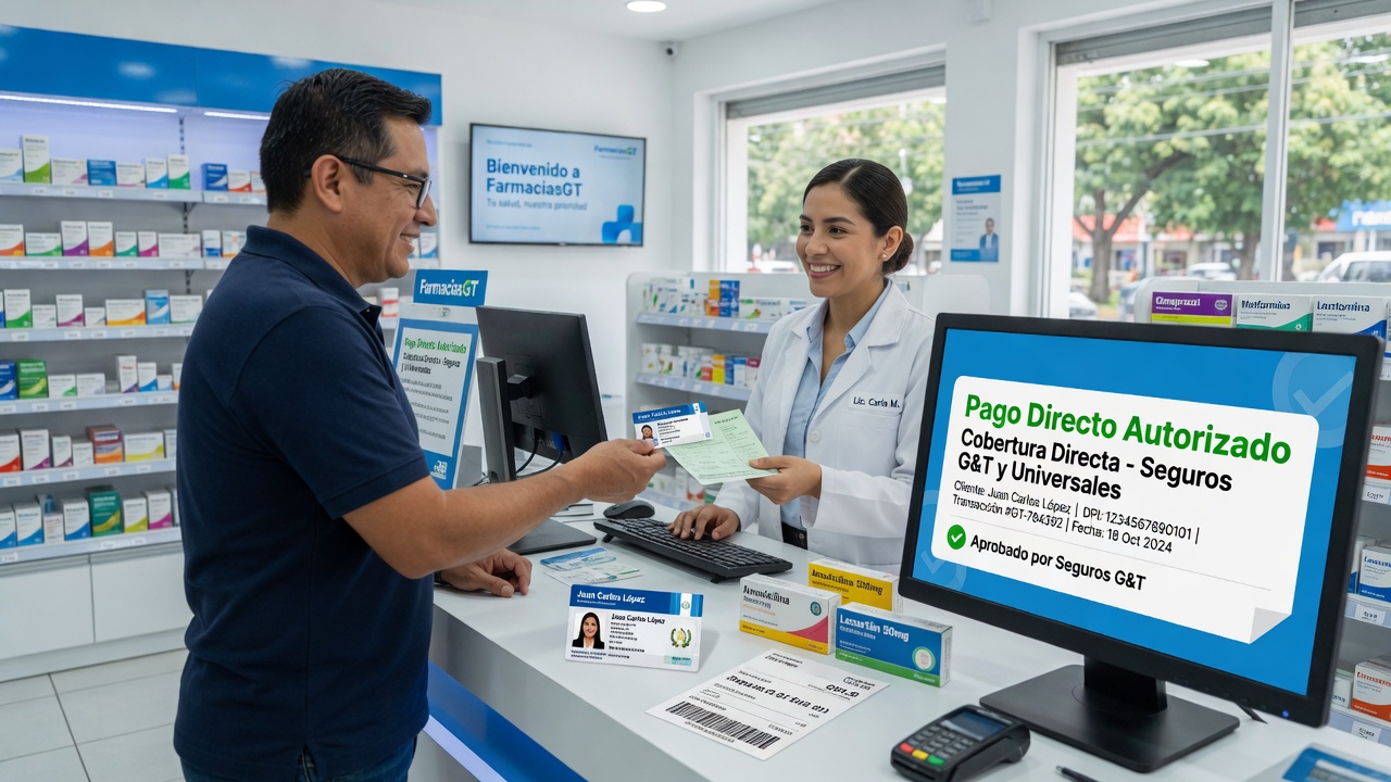 Seguros G&T y Universales: ¿En qué farmacias tienen cobertura directa?